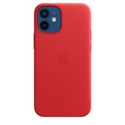 HUSA Smartphone Apple, pt iPhone 12 mini, tip back cover (protectie spate) cu MagSafe, piele, MagSafe, rosu, mhk73zm/a