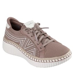 Pantofi dama sport din material textil, Skechers WILSHIRE BLVD - BELL 100716 MOC MOCHA, maro