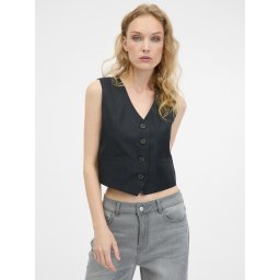 Orsay Dark Grey Women's Jacket Vest - Women's