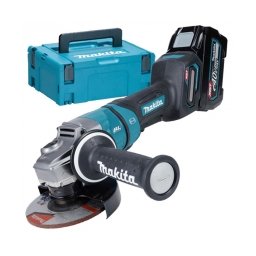 Makita - GA050GT101 XGT - Polizor unghiular cu 1 acumulator, Li-Ion, 40 V, 5 Ah, 125 mm, valiza speciala