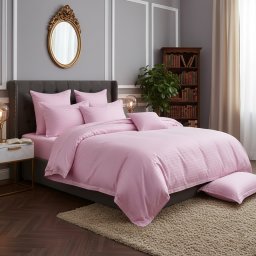 Lenjerie de pat damasc HORECA (GROS) – LILA