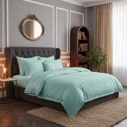 Lenjerie de pat damasc HORECA (GROS) – MINT