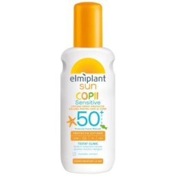 Set 2 x Spray cu Protectie Solara Elmiplant Sun Kids Sensitive SPF 50, pentru Copii, 200 ml