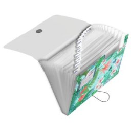 Mapa Extensibila Easy Orga To Go, 12 Compartimente, Motiv Ladylike Jungle