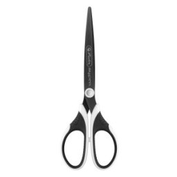 Foarfeca My Pen, Varf Ascutit, 18 cm, Negru / Alb, Blister
