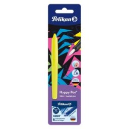 Stilou Happy PEN, Culori Asortate, Penita M, 6 Patroane, Blister, 1 Bucata
