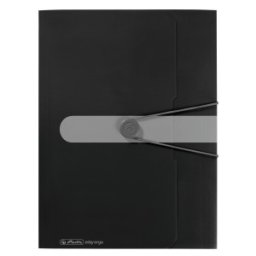 Mapa EOTG A4 30 mm Inchidere cu Elastic, Negru