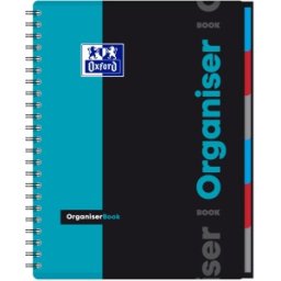 Caiet Organizator Oxford Students, A4 + 80 File, Hartie Optik 90 g / mp, Scribzee, Matematica, Diverse Culori