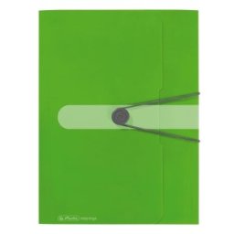 Mapa EOTG A4, 30 mm, PP, Inchidere Buton cu Elastic, Verde Opac