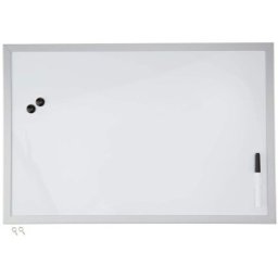 Tabla Magnetica, Aluminiu, Suprafata Alba, 60 x 80 cm, Rama Lemn Natural, Herlitz