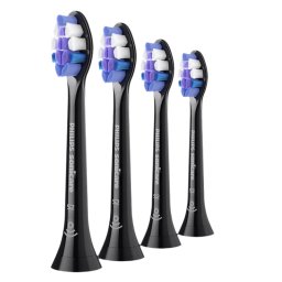 Capete Periuta Electrica Philips Sonicare HX6054/88 | S4 Sensitive, 4 buc, Negru