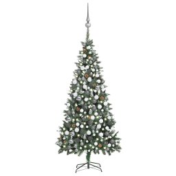 Brad Craciun artificial pre-iluminat globuri/conuri pin 210 cm GartenMobel Dekor