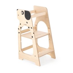 Turn de invatare MamaToyz Learning Tower din lemn, Catelus