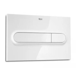 Clapeta de actionare WC Roca Duplo PL1 dual-flush, alb lucios -A890095000