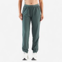Pantalon de jogging alergare respirant Kiprun run 500 dry Verde Damă