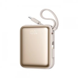 Baterie Externa Joyroom JR-PBF27, 10000mAh, 22.5W, QC + PD, 1 x Lightning - 2 x USB-C, Aurie