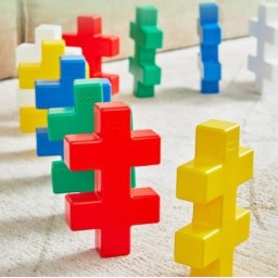 Set constructie plus-plus, 24 piese, kaempe educational