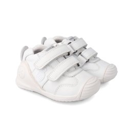 Adidasi primii pasi pentru copii biomecanics 221001-c, blanco (marime: 24 (14,8-15,4 cm))