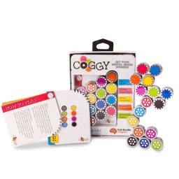 Coggy - puzzle magnetic educativ cu 16 piese metalice
