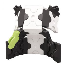 Set 28 piese de construit ursuletul panda laq