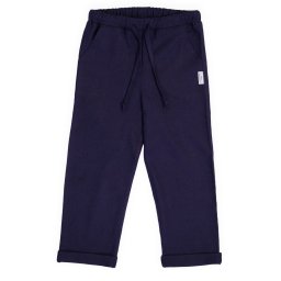 Pantalon din in pentru copii,Culoare Bleumarin