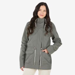 Geacă parka impermeabilă drumeție NH500 verde damă