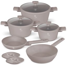 BERLINGER HAUS Set vase 10 cu părţi TitánPro cu strat BH/8110NN