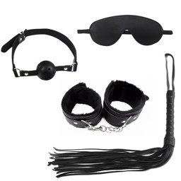 Set accesorii fetish Expert 4pcs Black