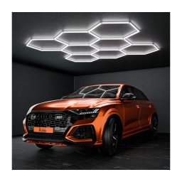 Plafonieră LED 350W/85-265V 6500K 313x298 cm CRI 90 IP44 albă