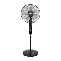 Aigostar - Ventilator de podea 50W/230V negru + telecomandă