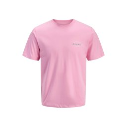 JACK & JONES T-Shirt Jjbrandon Ss Crew Neck 12288113 14-2311 TCX prism pink