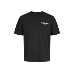 JACK & JONES T-Shirt Jprblaoscar Ss Fst 12302469 C-N10 black