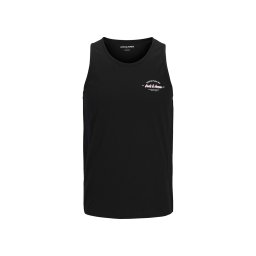 JACK & JONES T-shirt Jjbrandon Tanktop Sl 12288382 C-N10 black