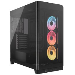 Carcasă CORSAIR iCUE LINK 4500X LX-R RGB, Mid-Tower, E-ATX, Tempered Glass, Black
