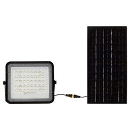 Reflector solar 10W, 800 lm, 6400K, IP65, negru