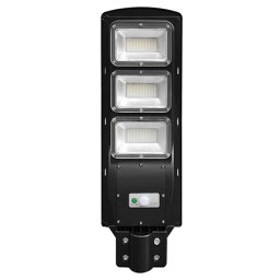 Corp iluminat stradal solar 12W, 800 lm, 6000K, IP65, negru, V-TAC SKU-95534