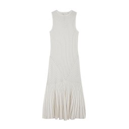 TED BAKER Rochie Casandr Stitch Detail Knitted Midi 284526 ivory