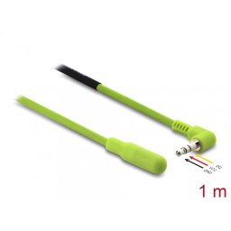 Senzor temperatura la 3.5 mm 3 pini stereo jack 90 grade DS18B20 1m, Delock 91394