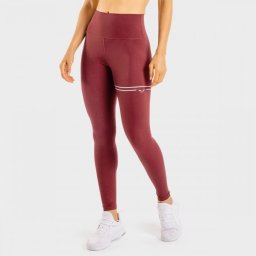 SQUATWOLF Colanți pentru femei Flux Maroon XS