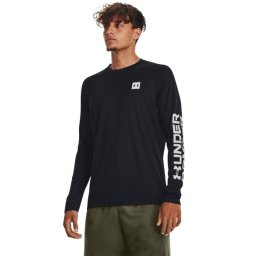 Under Armour Tricou Tech Prt Fill LS Black L