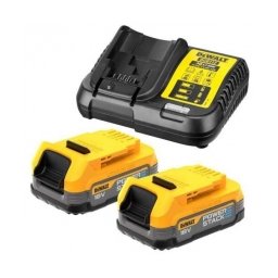 DeWalt - DCB1102E2 - Set 2 acumulatori si incarcator, Li-Ion, 18 V, 2 Ah