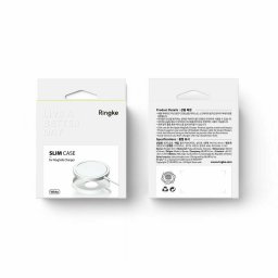 Husa Ringke Slim pentru Apple MagSafe, transparent mat, protectie slim