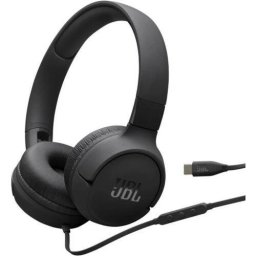 Casti cu Fir Tune 520C Pliabile USB-C Negru