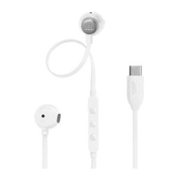 Casti In-Ear cu fir Tune 305C Pure Bass Hi-Res USB-C Alb