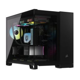Carcasă CORSAIR iCUE Link 2500X RGB, Micro-ATX, Dual Chamber, Black