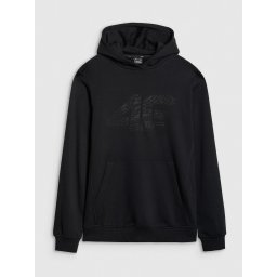 Hanorac cu gluga barbati 4F M1585 - Negru, 3XL