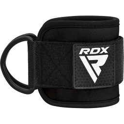 Curele pentru glezna Rdx A4, pentru aparat cu cabluri,pereche - Negru, uni