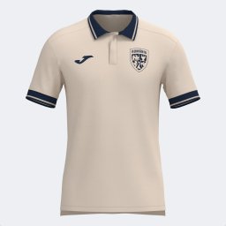 FED. FUTBOL RUMANIA FREE TIME SHORT SLEEVE POLO - Crem, 3XL