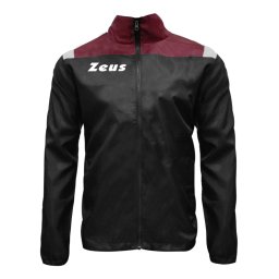 Jacheta Ploaie Vesuvio Zeus 100% Nylon Impermeabila - negru/visiniu, S