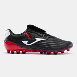 Ghete fotbal Joma Aguila Cup 2301, iarba artificiala - Negru/Rosu, 44